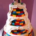 tort weselny lego